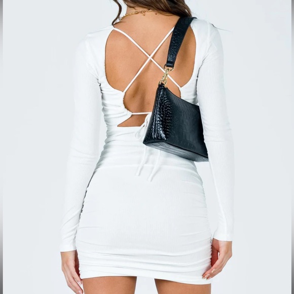 Princess Polly newton mini dress white - Picture 2 of 5